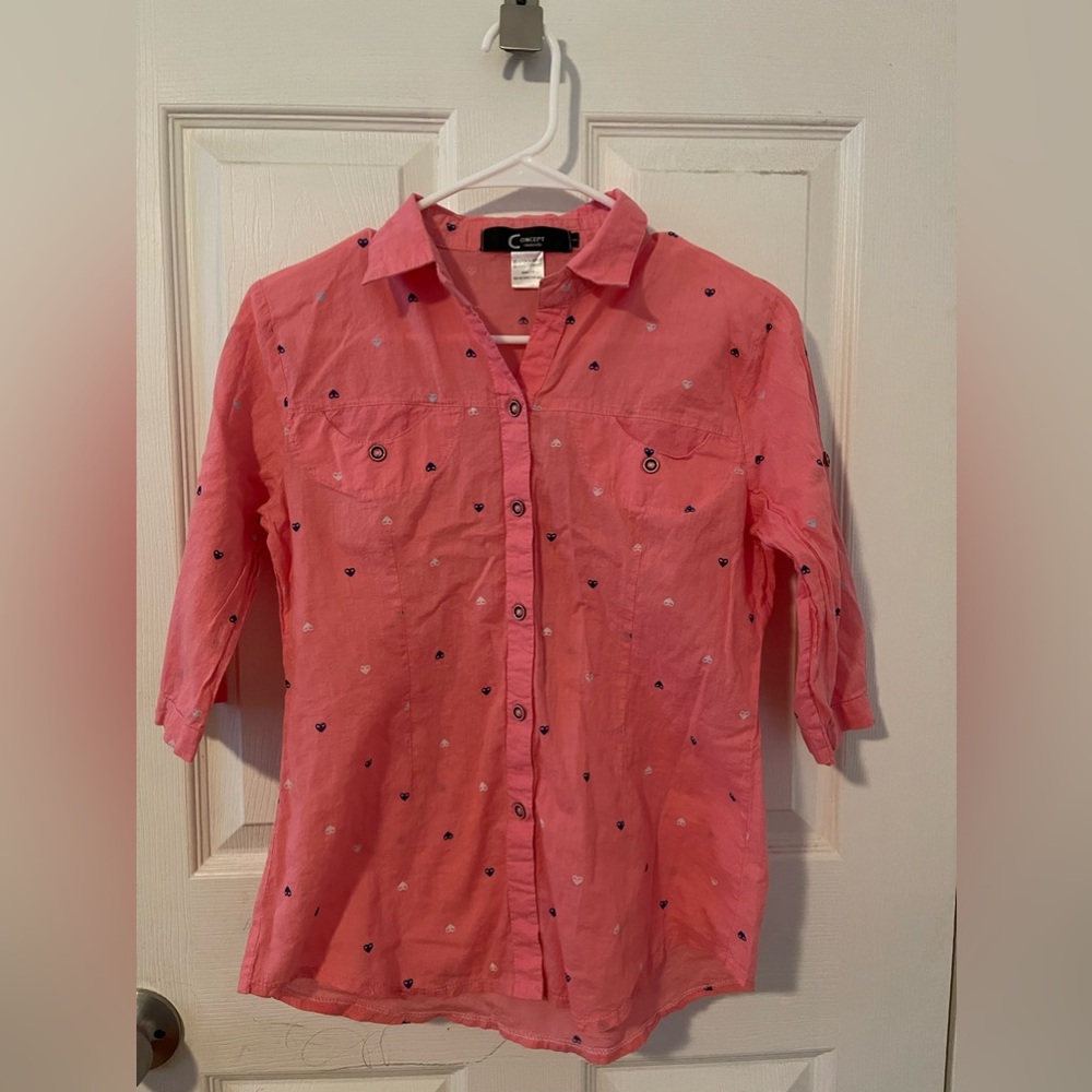 3/4 sleeve Blouse size Medium